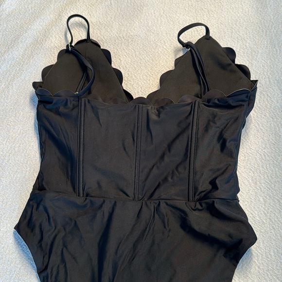 Ramy Brook Mikayla Scalloped One-Piece Swimsuit, Medium, $238 - Picture 8 of 11